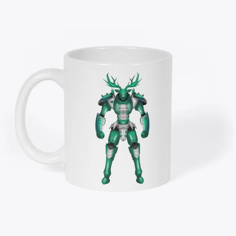 Mecha Stag Mug